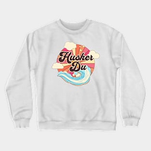 Husker Ocean Summer Crewneck Sweatshirt